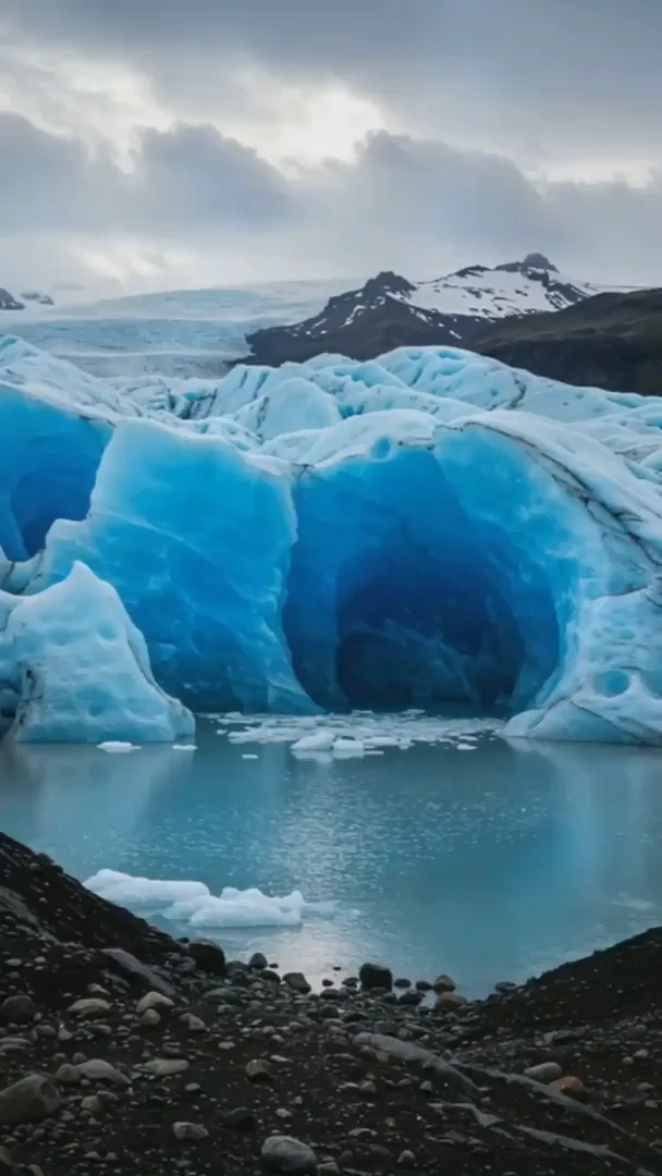 Blue Glacier Face