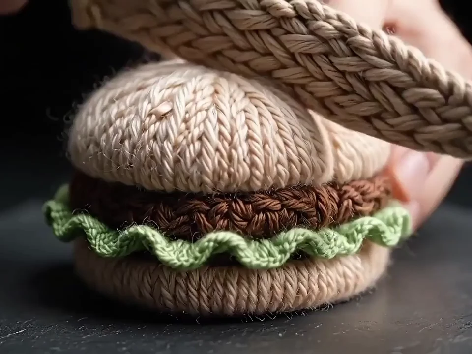 Knitted Burger