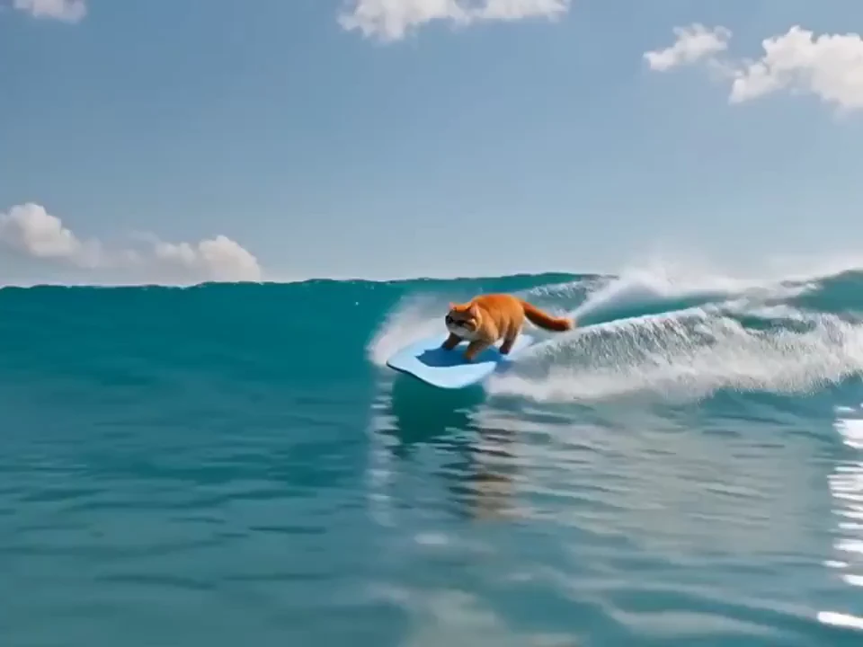 Surfing Dog